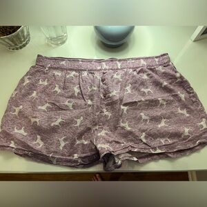 Victoria Secret Pink Womens Boxer Shorts Size MED Pink 05